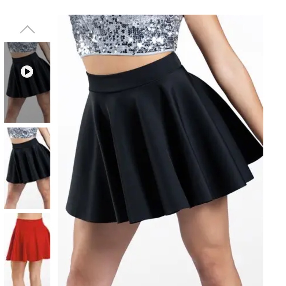 balera neoprene  Black Skater Skirt